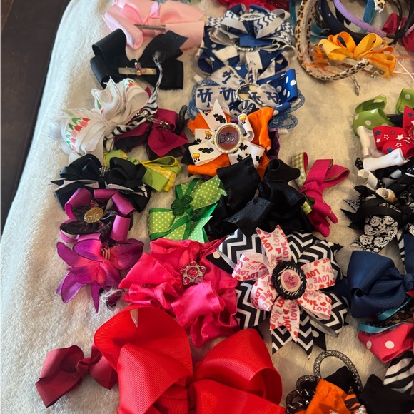 Vibrant Kids Hair Bow Collection